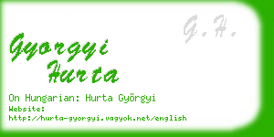 gyorgyi hurta business card